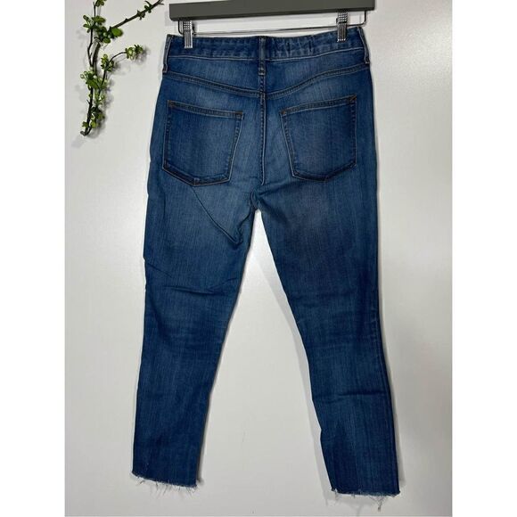 GAP High Rise Skinny Jeans Raw Hem - Picture 8 of 10